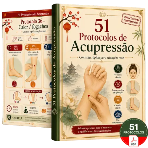 Plano básico - 51 Protocolos de Acupressão